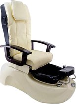 Mbs® Pedicurestoel    behandelstoel Ecru - Voor profesioneel gebruik