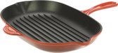 Le Creuset Skillet Grill Ovaal -  32 CM - Kersenrood