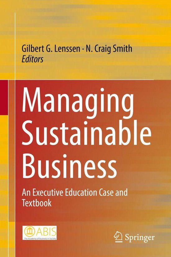 Business and Management (R0) - Managing Sustainable Business - cover