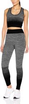 Sportzone - Sportkleding Dames - Sportlegging Dames - Sporttop BH Dames - Zwart - Maat 36-42 - One Size - Sportbroek Dames - Yoga Kleding Dames - Yoga Broek Dames - Sport Set Dames