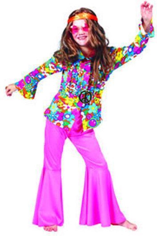 woensdag Ziektecijfers Handel Hippie Hemd | Maat 116 | Carnaval kostuum | Verkleedkleding | bol.com