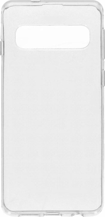 Accezz Hoesje Geschikt voor Samsung Galaxy S10 Hoesje Siliconen - Accezz Clear Backcover - Transparant