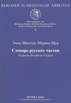 Woerterbuch Der Russischen Partikeln