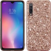 Xiaomi Mi 9 Hoesje - Glitter TPU - Rose Gold