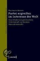 Partei ergreifen im Interesse der Welt