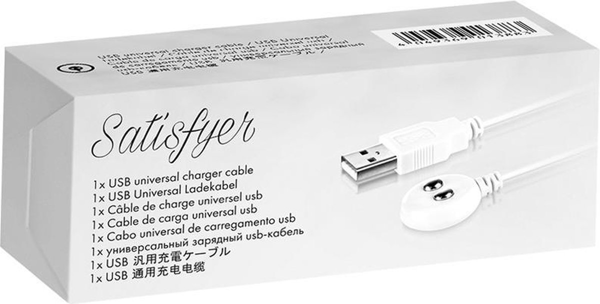 Satisfyer Oplaadkabel USB Wit | bol.com