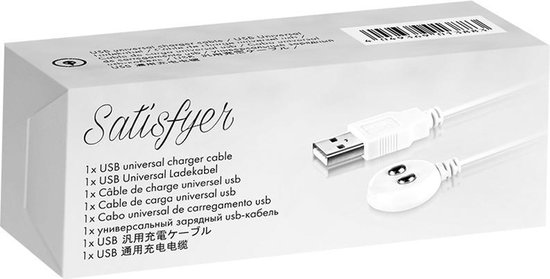 perle innovation indad Satisfyer Oplaadkabel USB Wit | bol.com