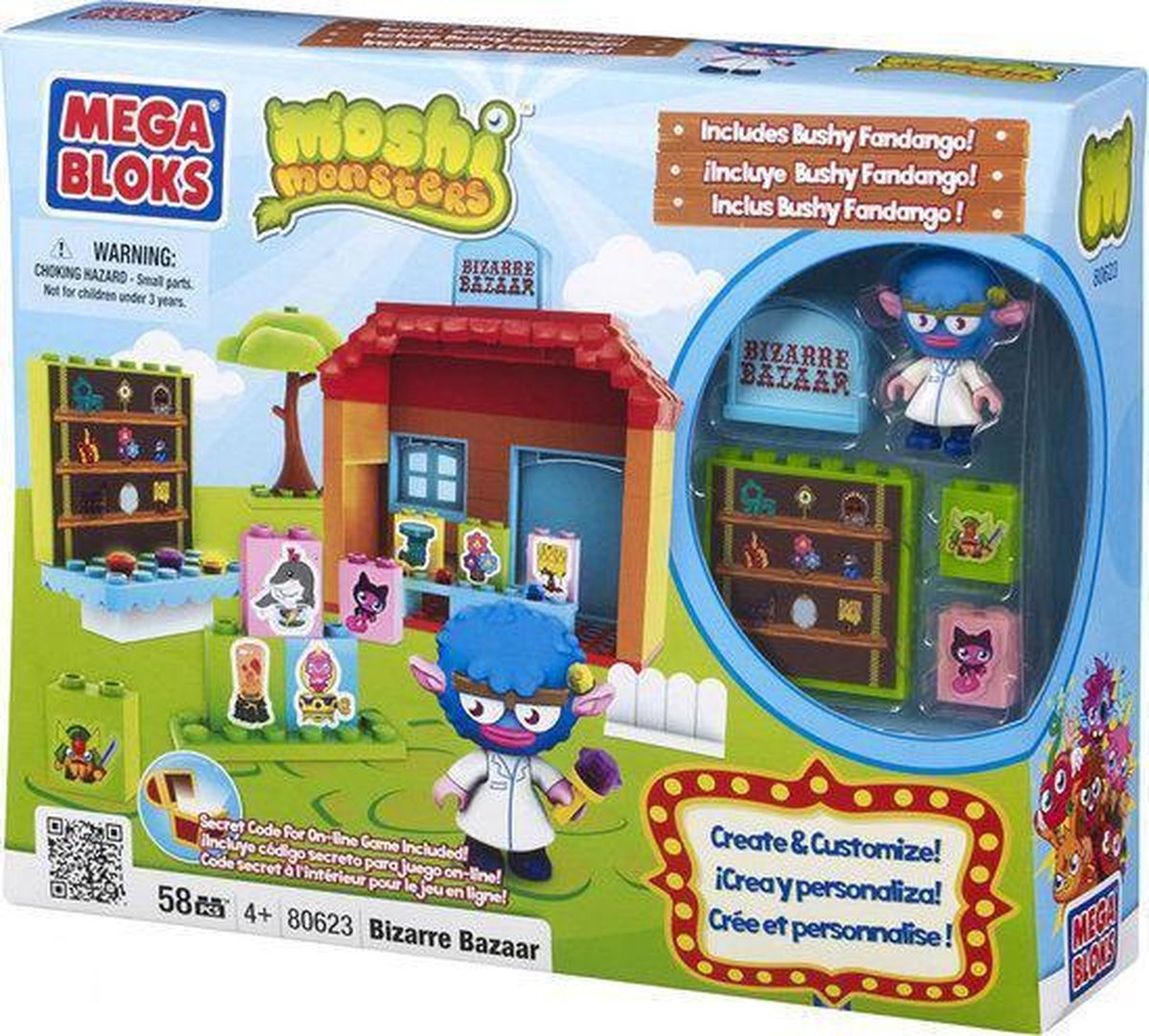 Mega Bloks Moshi Monster Bizzarre Bazaar - Constructiespeelgoed | bol.com