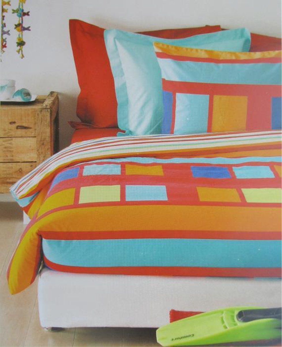 Beddinghouse Tropical Dekbedovertrek - Litsjumeaux - 240x200/220 cm - Rood