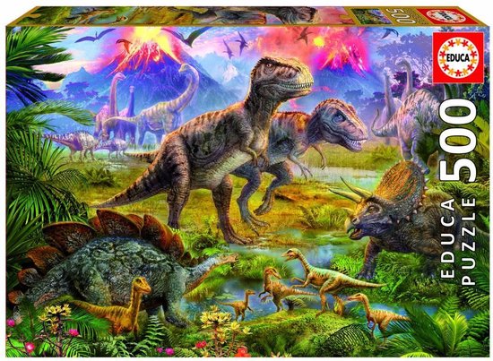 L'oasis des dinosaures 100p, Puzzles pour enfants