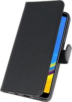 Zwart Bookstyle Wallet Cases Hoesje voor Samsung Galaxy A7 2018