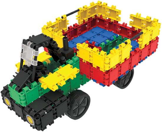 Clics bouwblokken– DUURZAAM SPEELGOED gemaakt van GERECYCLEERDE kunststof- bouwset 20 in 1 - speelgoed 4,5,6,7,8 jaar jongens en meisjes- educatief speelgoed- Montessori speelgoed- constructie speelgoed