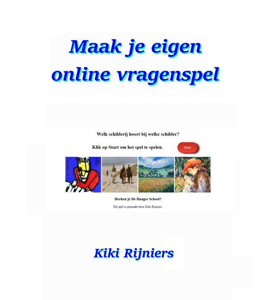 Maak je eigen online foto-vragen spel - cover