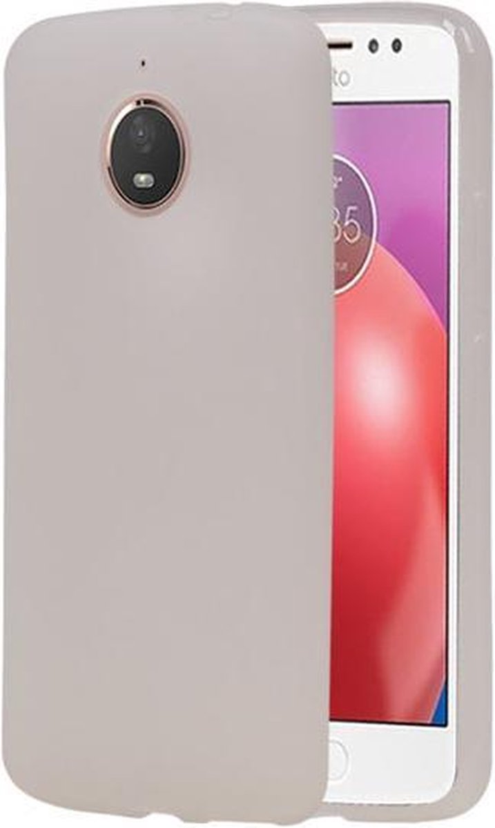 BestCases.nl Motorola Moto E4 Plus TPU back case hoesje Wit