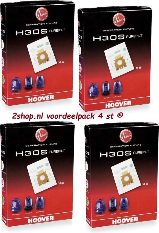 Hoover Stofzuigerzakken H30S Purefilt 4 x 5 stuks | bol.com