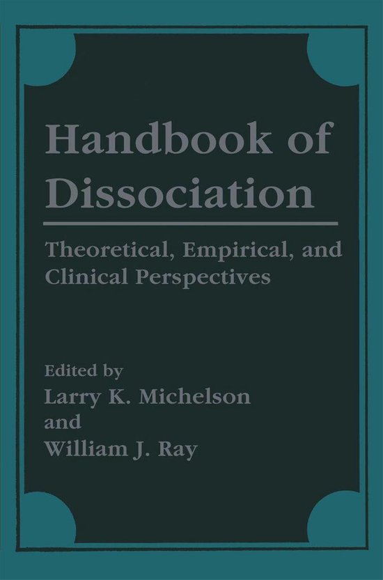 Handbook of Dissociation - cover
