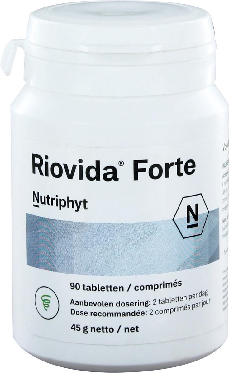 Goedkoopste Nutriphyt Riovida Forte - 90 tabletten