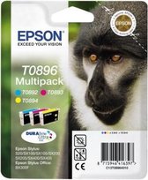 Epson T0896 Inktcartridge - Geel / Magenta / Cyaan