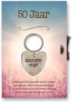 Carte cadeau porte-clés Lucky Heart 50 ans