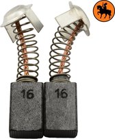 Koolborstelset voor Hitachi frees/zaag PDU-125A - 7x11x17mm