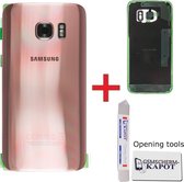 Voor Samsung Galaxy s7 achterkant reparatie set - roze goud