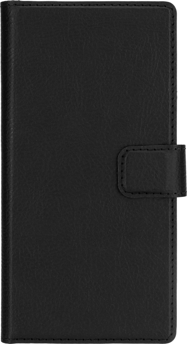 XQISIT Slim Wallet Book Case Zwart voor: Huawei P9