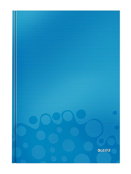Avonturier regelmatig rok Leitz WOW notebook formaat 21 x 297 cm (A4) geruit 5 mm blauw | bol.com