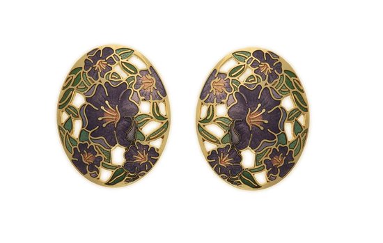 Oorbellen bloem goud 5809 - Bij Keesje | Shop online Bij Keesje
