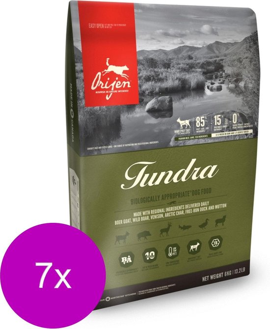 Orijen Hondenvoer Whole Prey Tundra 6 kg
