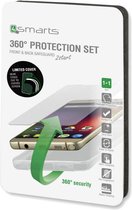 Set de Protection 4Smarts 360º: Coque TPU + Protecteur d'écran en Glas - Transparent pour: Huawei P9 Lite