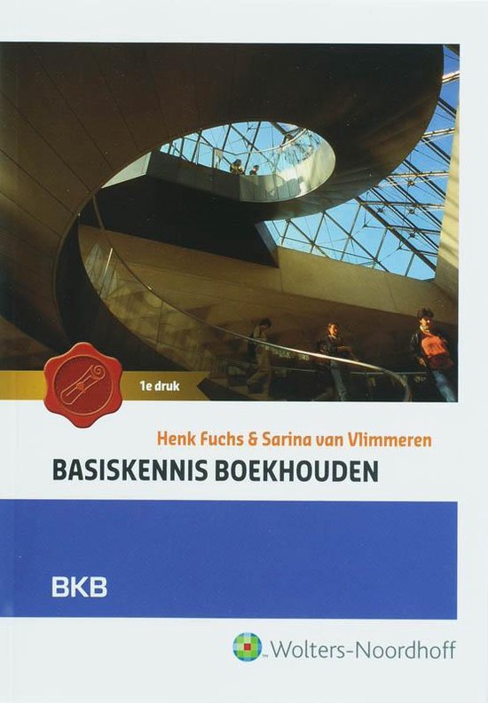 Cover van het boek 'Basiskennis boekhouden / druk 1' van S. van Vlimmeren en H. Fuchs