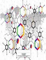 Large Hexagon Graph Paper Notebook 200 Pages 8.5  x 11