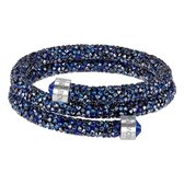 Swarovski armband Chrystaldust Bangle Double Blue S 5225903