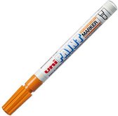 Marqueur de peinture Uni Paint PX-21 - Marqueur de peinture orange avec pointe de 0,8 à 1,2 mm