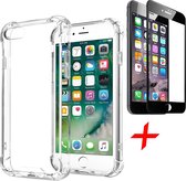iPhone 7 Hoesje - Screenprotector iPhone 7 - iPhone 8 Hoesje - Screenprotector iPhone 8 - iPhone 7 / 8 Hoesje en Screenprotector iPhone 7 / 8 - Glas Full Screen