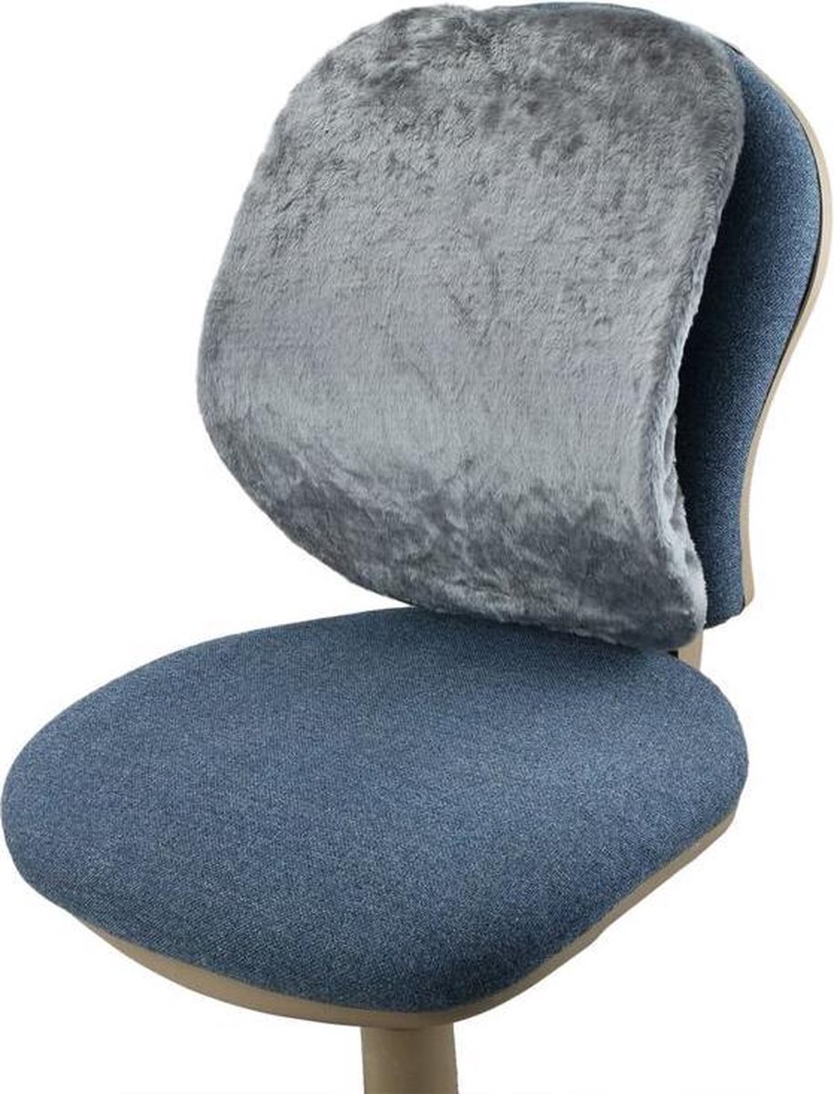 Goedkoopste Rugsteun met Fleece overtrek - als extra ondersteuning aan de rug - Kleur grijs - Obbomed SM 7450G