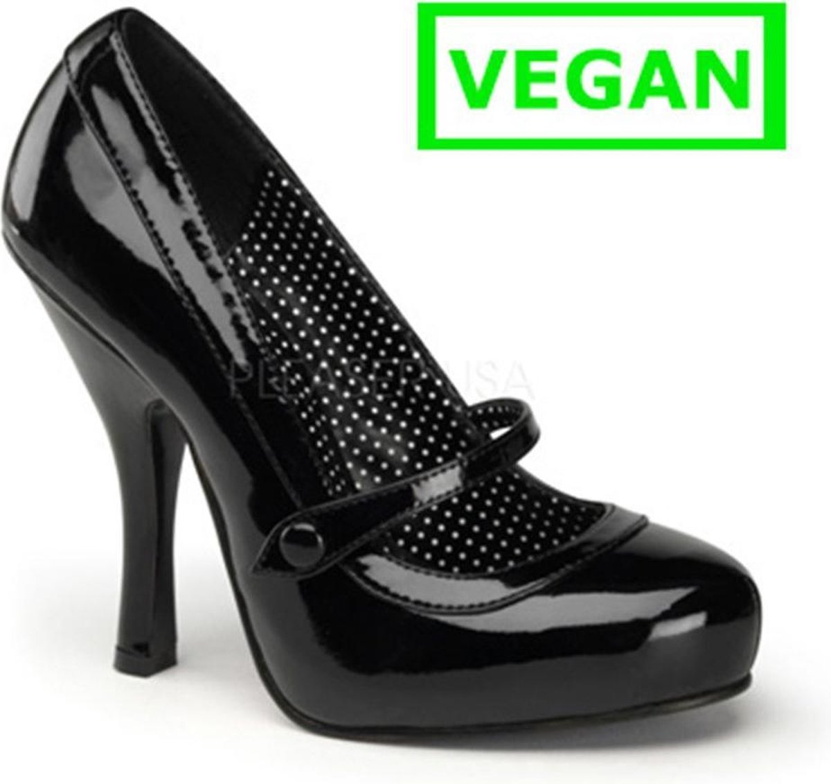 Cutiepie-02 black patent - (EU 37 = US 7) - Pin Up Couture