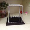 Afbeelding van het spelletje 95mm mini Newton's cradle - Fun science ballans bal / ballance ball - Desk / bureau toy