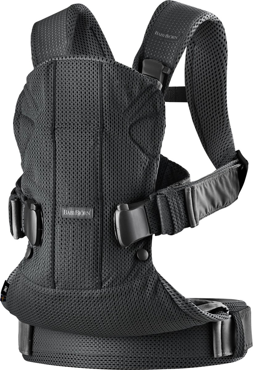 BabyBjörn One Air Draagzak Zwart – Mesh