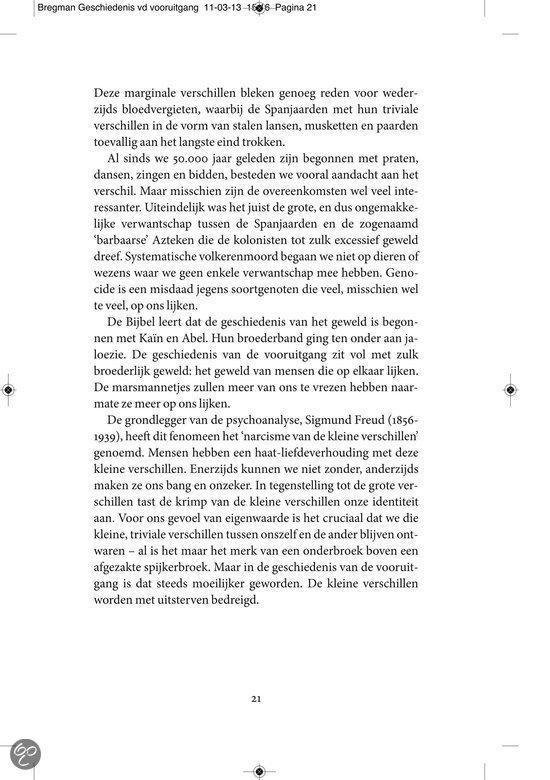 De geschiedenis van de vooruitgang