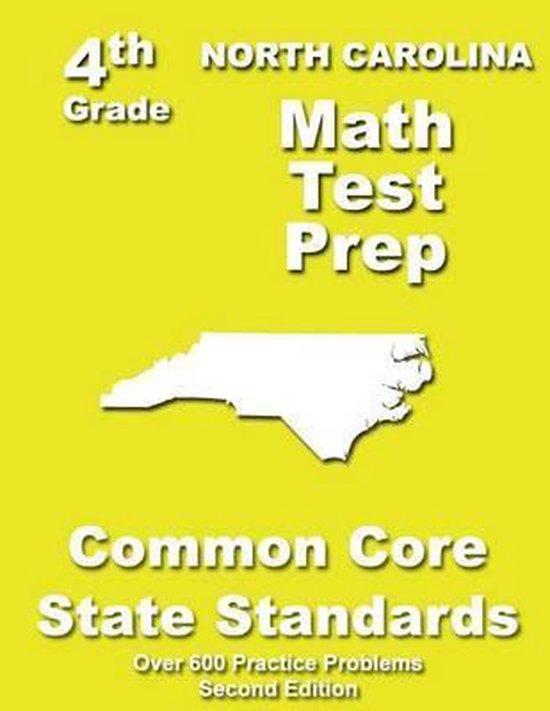 North Carolina 4th Grade Math Test Prep - cover