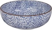Tokyo Kiku blue bowl 17.8x6.6cm