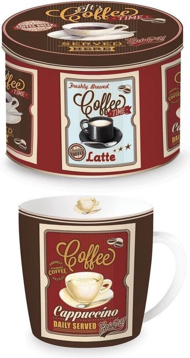 Vintage Porseleinen Cappuccino Koffie Beker