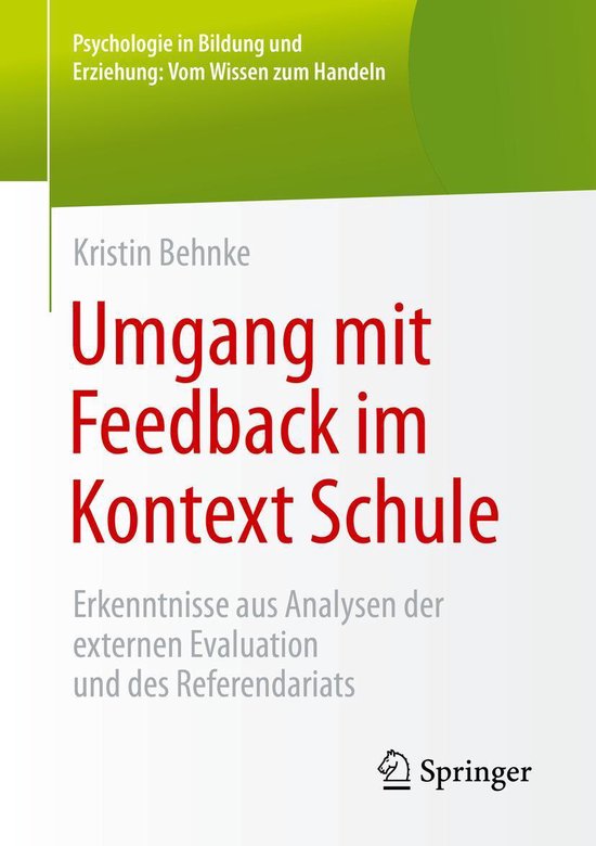 Psychologie in Bildung und Erziehung: Vom Wissen zum Handeln ... - cover