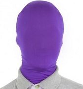 "Paars Morphsuits™-masker - Verkleedmasker - One size"