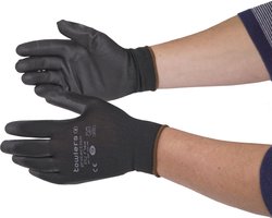 Towlers allround montage werkhandschoenen PU-flex coating - zwart - maat XXL/11