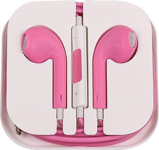 Earpods iPhone In-ear koptelefoon - Roze | bol.com