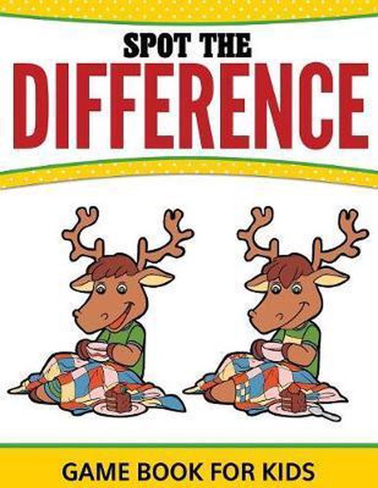 Spot The Difference Game Book For Kids - cover