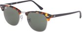 Ray-Ban Clubmaster RB3016 1157 - Zonnebril - Groen - 51 mm