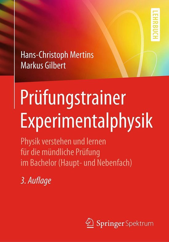 Prüfungstrainer Experimentalphysik - cover